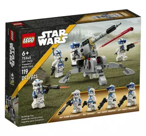 Конструктор LEGO Star Wars Боевой отряд бойцов-клонов 501-го легиона 119 деталей (75345)