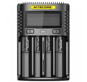Зарядное устройство для аккумуляторов Nitecore Digicharger UMS4 (4 channels, LCD, Li-ion, IMR, Ni-Mh, Ni-Cd, 4A) (UMS4)