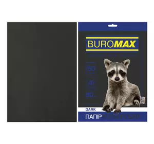 Бумага Buromax А4, 80g, DARK black, 50sh (BM.2721450-01)