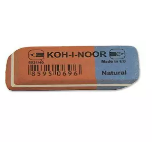 Ластик Koh-i-Noor combined eraser BlueStar, 6521/40 (6521040021KD)