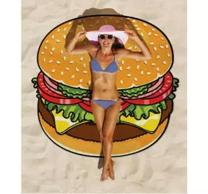 Пляжный коврик Hamburger 143см