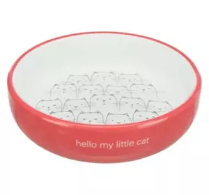 Посуда для кошек Trixie 300 мл/15 см (коралловая) (4047974247716)