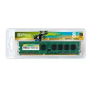 Модуль памяти для компьютера DDR3 8GB 1600 MHz Silicon Power (SP008GBLTU160N02)