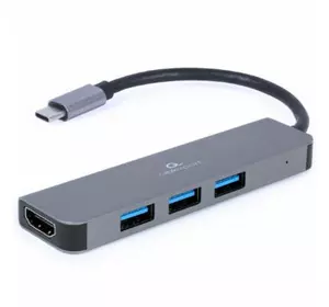 Концентратор Cablexpert USB-C 2-in-1 (A-CM-COMBO2-01)