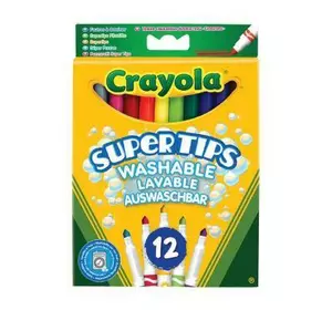 Набор для творчества Crayola 12 тонких фломастеров ярких цветов (7509)