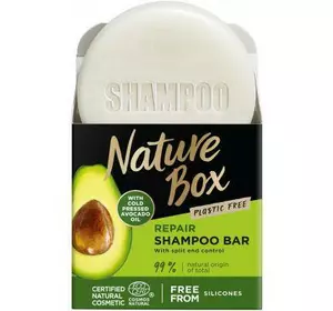 Шампунь Nature Box твердый для восстановления волос с Маслом Авокадо 85 г (90443046)