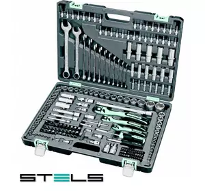 Профессиональный набор ручного инструмента Stels 216шт. набор ключей для авто и дома 14115