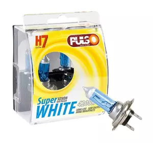 Галогенка H7 PULSO 12V 55W LP-72551 Super white/ пластик (пара)