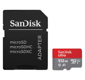 Карта памяти SanDisk 512GB microSDXC class 10 UHS-I Ultra (SDSQUAC-512G-GN6MA)