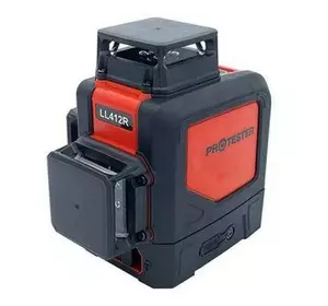 Лазерный нивелир Protester 3x360° H360/2xV360, красный луч (LL412R)