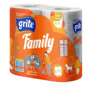 Туалетная бумага Grite Family 3 слоя 4 рулона (4770023482119)