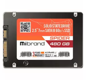 Накопитель SSD 2.5" 480GB Mibrand (MI2.5SSD/SP480GB)