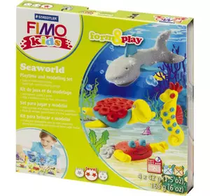 Набор для творчества Fimo Kids Морской мир 4 цвета х 42 г (4007817806296)