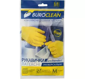 Перчатки хозяйственные Buroclean размер M 1 пара (4823078930736)