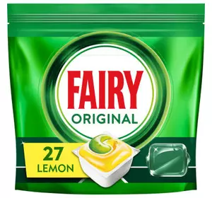 Таблетки для посудомоечных машин Fairy Original All in One Lemon 27 шт. (8006540726891)