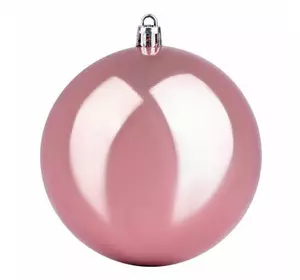 Елочная игрушка YES! Fun шар 10 см, розовое золото, перламутровый (973507)
