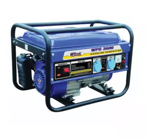 Генератор бензиновый Werk WPG3600 : 2.8 кВт - однофазный, ручной стартер, бензин