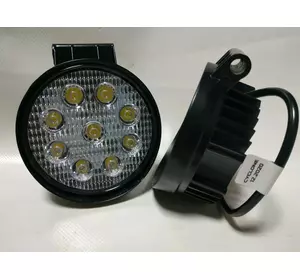 Фары LED WL-202 дальний свет 27W/9-32V/9LEDх3W2000Lm/6000K EP9 SP SW v2
