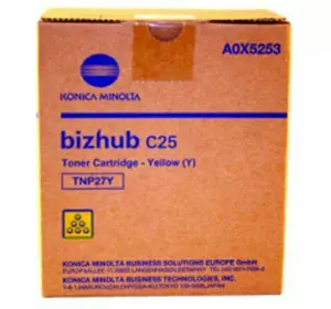 Тонер Konica Minolta TNP-27 yellow (6k) для C25 (A0X5253)