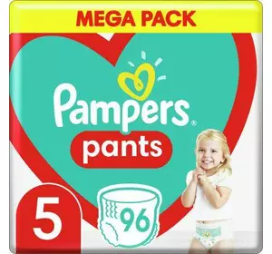 Подгузники Pampers трусики Pants Junior Размер 5 (12-17 кг) 96 шт (8006540069509)