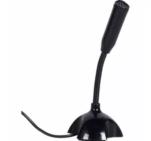 Микрофон Gembird MIC-DU-02 Black (MIC-DU-02)