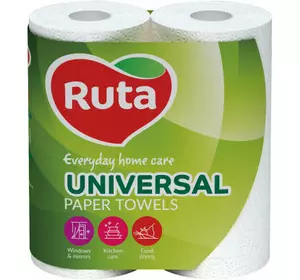Бумажные полотенца Ruta Universal 2 слоя 2 шт. (4820023740730)