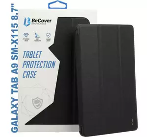 Чехол для планшета BeCover Soft Edge stylus holder Samsung Tab A9 SM-X115 8.7" Black (710355)