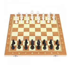 Настольная игра 3в1 шахматы, шашки, нарды, 39х39см, дерево