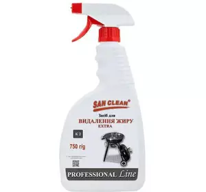 Спрей для чистки кухни San Clean Prof Line Extra для удаления жира 750 г (4820003544617)