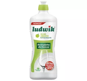 Средство для ручного мытья посуды Ludwik Зеленое яблоко 900 г (5900498028102)