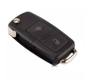 Выкидной ключ, корпус под чип, 2кн DKT0269, Volkswagen, без лезвия