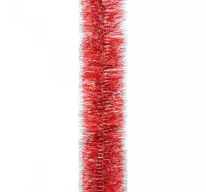 Мишура Novogod`ko 75 красная с серебряными кончиками 2 м (980433)