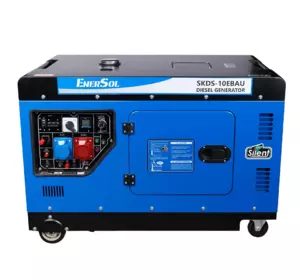 Профессиональный дизельный генератор (электрогенератор) EnerSol SKDS-10EBAU