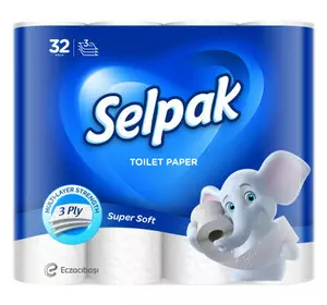 Туалетная бумага Selpak 3 слоя 32 рулона (8690530284463)