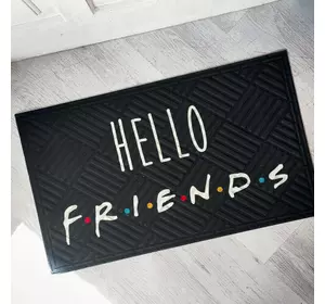 Дверний килимок Hello friends