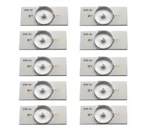 10x LED сегмент 3В для планки лампы подсветки ЖК телевизора