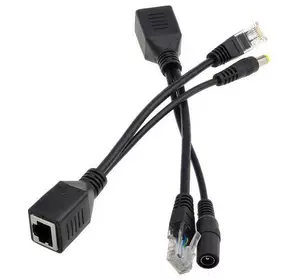2x Сплиттер PoE для CCTV камер Ethernet 5.5x2.1