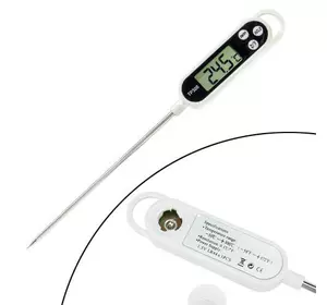 Термометр электронный кухонный с щупом 1.4" ЖК -50~300°C TP300