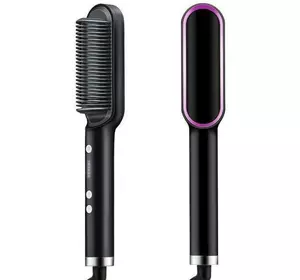 Расческа – выпрямитель Hair Straightener HQT-908 для выпрямления волос ∙ Утюжок щетка с турмалиновым покрытием
