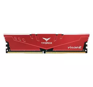 Модуль памяти для компьютера DDR4 16GB 3200 MHz T-Force Vulcan Z Red Team (TLZRD416G3200HC16F01)