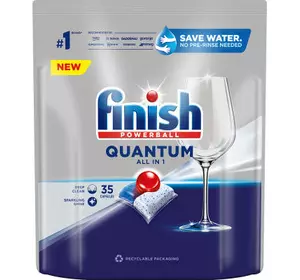 Таблетки для посудомоечных машин Finish Quantum All in 1 35 шт. (5908252005215)