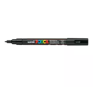 Художественный маркер UNI Posca Black 0.9-1.3 мм (PC-3M.Black)