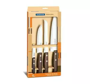 Набор ножей Tramontina Tradicional 4шт (22299/041)