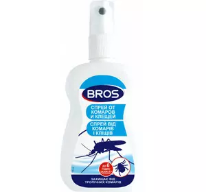 Спрей от насекомых Bros от комаров и клещей 50 мл (5904517061248)