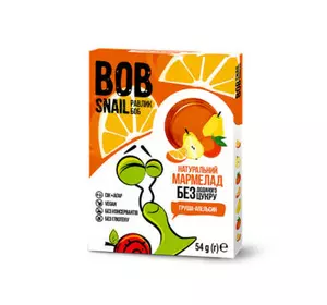 Мармелад Bob Snail Груша Апельсин 54г (4820219342120)