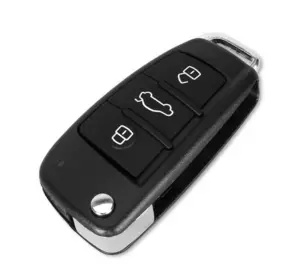 Выкидной ключ, корпус под чип, 3кн, Audi, без лезвия