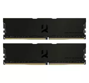 Модуль памяти для компьютера DDR4 16GB (2x8GB) 3600 MHz Iridium Pro Deep Black Goodram (IRP-K3600D4V64L18S/16GDC)