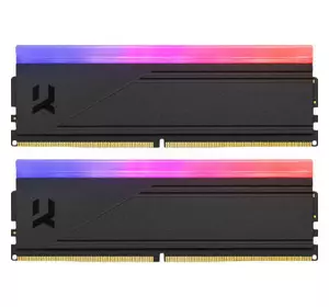 Модуль памяти для компьютера DDR5 64GB (2x32GB) 5600 MHz IRDM RGB Black Goodram (IRG-56D5L30/64GDC)