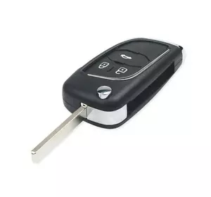 Выкидной ключ, корпус под чип, 3кн DKT0269, Opel Corsa E, HU100, NEW