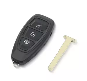 Ключ зажигания, чип 4D83 KR55WK48801 3 кнопки HU101 для Ford Focus Fiesta